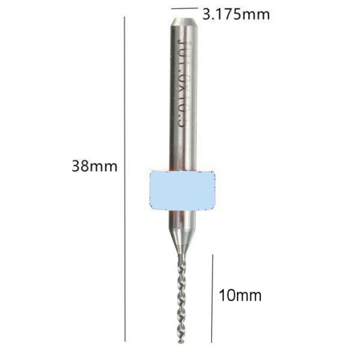 10 x MINI VRTAČKY 0,6mm VIDEO MODELOVANIE DPS