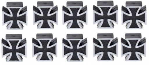 MATICA VENTILU KOLESA 2 KS ČIERNY ŽELEZNÝ KRÍŽ