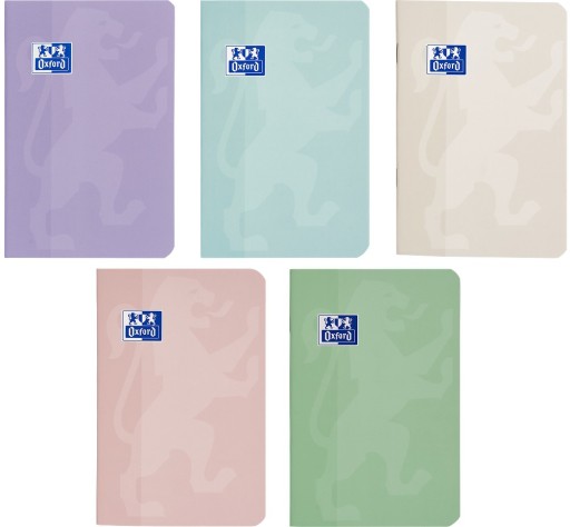 Zápisník Oxford TOUCH PASTEL A6, 48 listov, MRIEŽKA