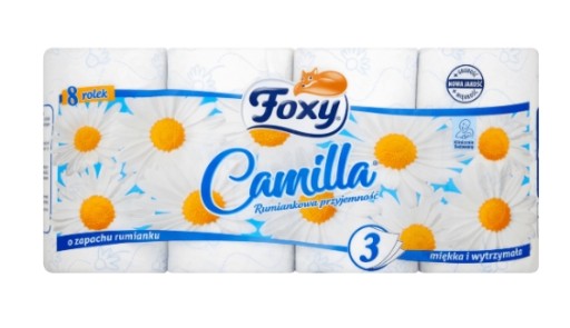 Foxy, Camilla Toaletný papier, 8 roliek