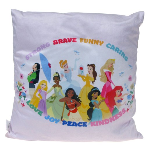 DISNEY PRINCESSES obliečka na vankúš Jasiek 40x40 zamat VELVET
