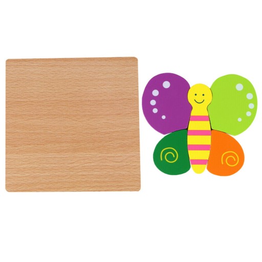 Edukačné drevené puzzle kocky pre deti 15MO
