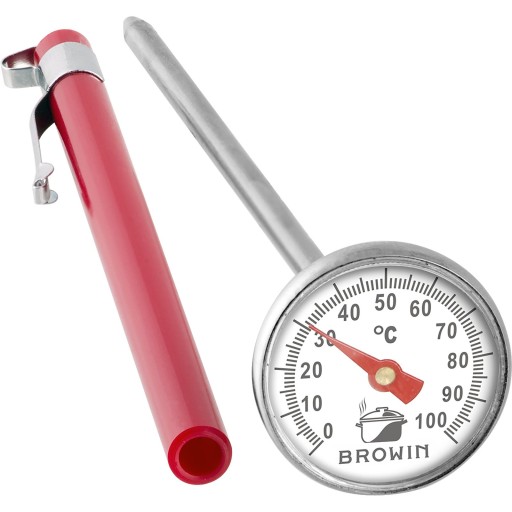 Analógový kuchynský teplomer Brown NOVINKA