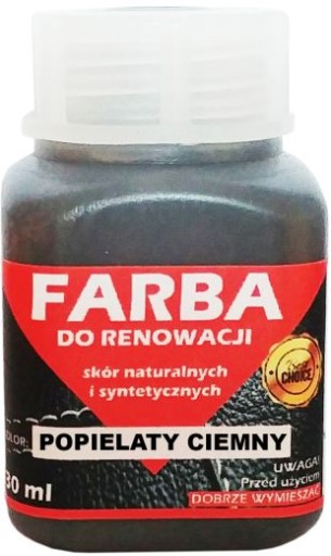 FARBA RENOVAČNÁ KOŽA POPEL TMAVÝ 30ml