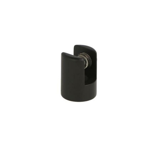 Držiak, držiak na sklo, police, sklo 6-10mm čierne
