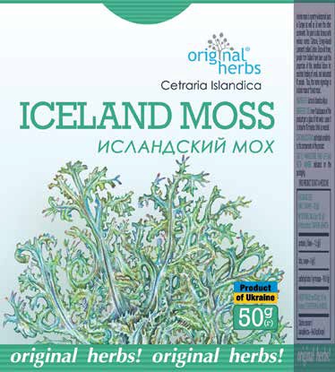 ISLAND MOSS INFERENCE 50 g ISLAND MOSS