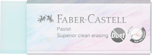 FABER-CASTELL Bezprašná eko pastelová guma na mazanie grafitu