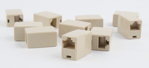 Konektor sieťového konektora Ethernet RJ-45 adaptéra