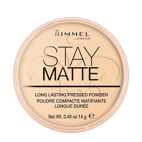 Lisovaný púder RIMMEL Stay Matte 001 Transparent