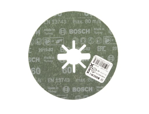 FIBER DISC 125mm X-LOCK GR.60 KOV BOSCH 5ks