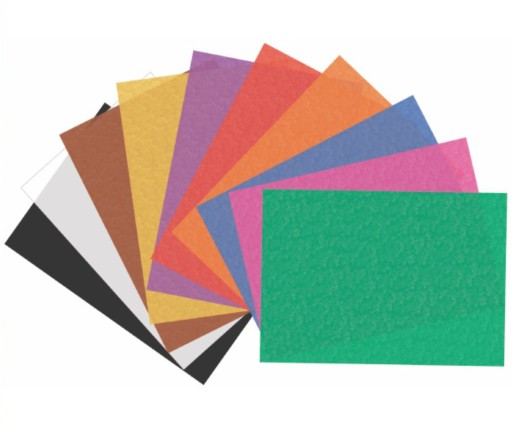 Blok hodvábneho papiera 10 farieb Aliga A4 ZBID-1288