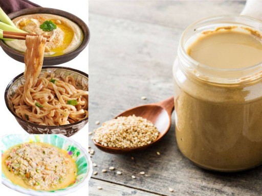 Pasta zo sezamovej omáčky Sezam a orechy Arašidové hummusové marinády na šaláty 300g