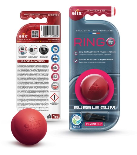 Osviežovač vzduchu do auta s vôňou do auta MB ELIX RINGO Bubble-Gum