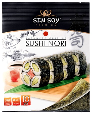 Sushi Morské riasy Nori Gold Morské riasy 10 ks - Sen Soy