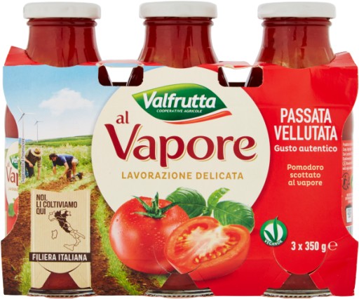 Passata Vellutata al Vapore 350gx3 - Valfrutta