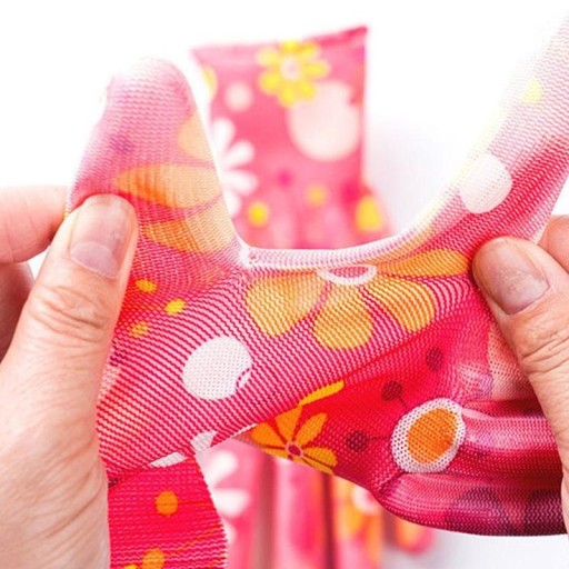 Dámske záhradné rukavice Colorful Flowers 6-XS