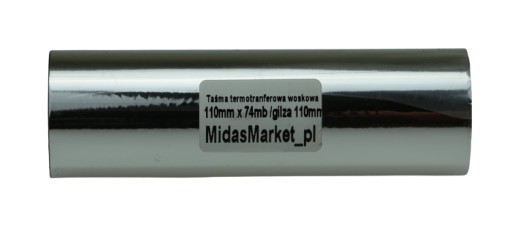 Termotransferová páska, vosková páska do tlačiarní 110x74, 2 ks