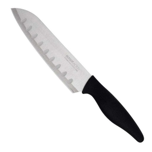 JAPONSKÝ KUCHYNSKÝ NÔŽ SANTOKU OSTRÝ OCEL ACER 30 CM NA SEKANIE