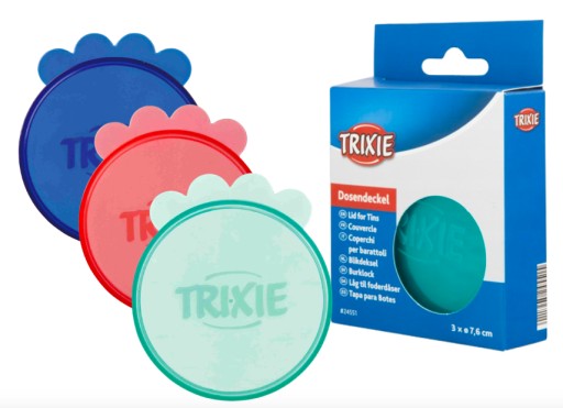 TRIXIE viečko na dózu 7,5 cm, 3 ks, mix