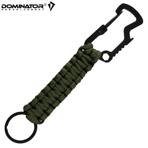 DOMINATOR PARACORD RING CRABINER KĽÚČENKA OLIVE