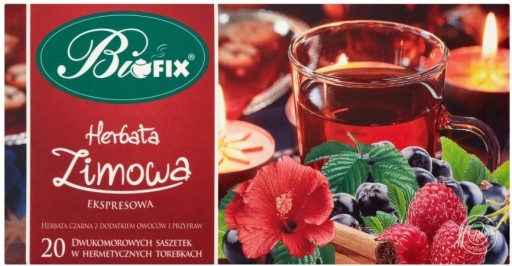 Bifix WINTER expresný čierny čaj 20 obálok x 2 ks