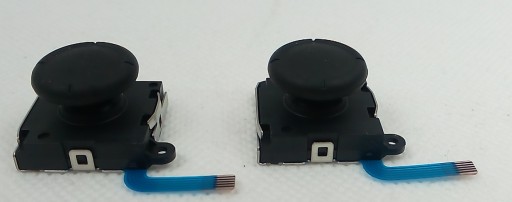 2 x JOYSTICK 3D ANALOGOVÝ OVLÁDAČ JOY-CON BLACK ROD