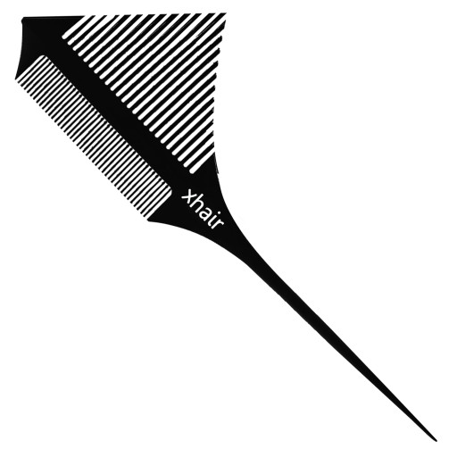 TROJUHOLNÍKOVÝ Hrebeň na melír, farbenie vlasov, Balayage XHAIR