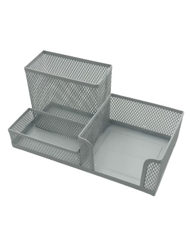 Pen&GO Organizér na pero na stôl sieťový box na náradie PG9058 White