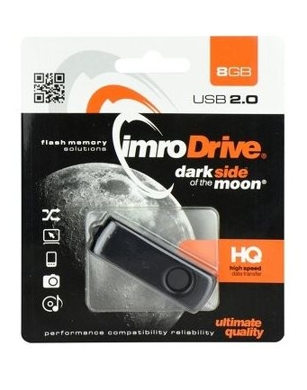 Klasická prenosná pamäť USB Pendrive Imro Axis 8 GB Kovový kryt