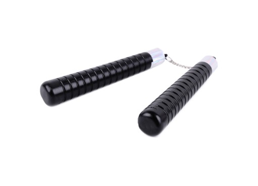 NUNCHAKU ZBRAŇ PRE NINJU, ČIERNA 20CM