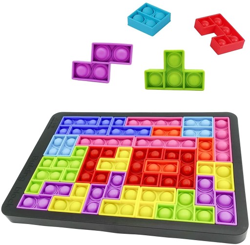 HRAČKA TETRIS POP IT BUBLINY 3V1