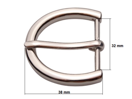 Dámska pracka na opasok 32 mm 3,2 cm strieborná