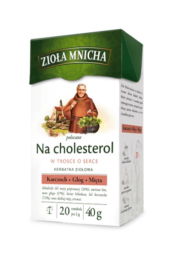 MNÍŠSKÉ BYLINKY Čaj Big Active NA CHOLESTEROL 20t