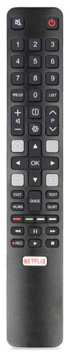 Diaľkové ovládanie pre Thomson TV, RC802N, RC3000, SMART, NETFLIX