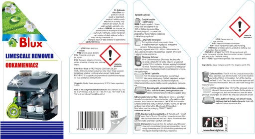 Blux odstraňovač vodného kameňa 500 ml