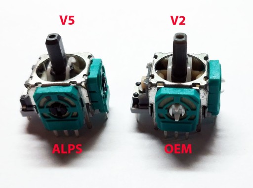 Originálny analógový ovládač V5 3D ALPS model 1914