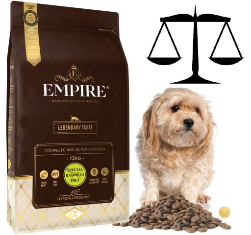 Empire ŠPECIÁLNE VYVÁŽENÉ psy s nadváhou 500 g HMOTNOSŤ