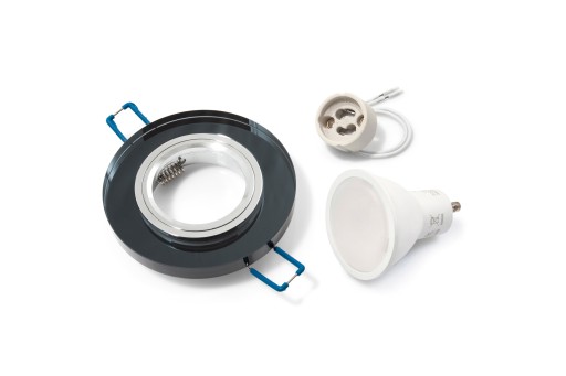 HALOGÉNOVÉ SKLENENÉ SVIETIDLÁ + LED 8W + GU10 SET