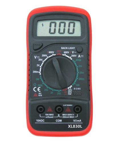 DIGITÁLNY MULTIMETER SPOTREBY MERAČ PRÚDOVÉHO NAPÄTIA LCD XL830L AG102D