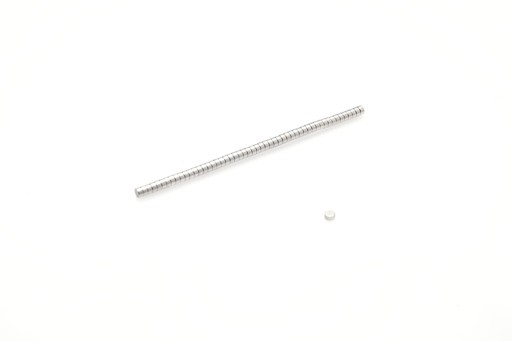 Neodymový magnet valcový MW 2x1 mm N38 10 ks