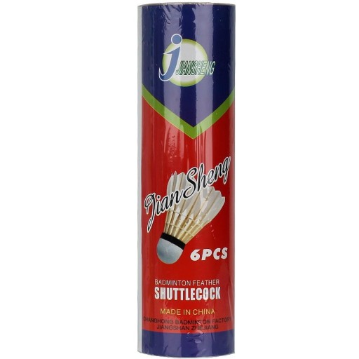 BADMINTONOVÉ Okenice, 6 ks, Techman BIELY