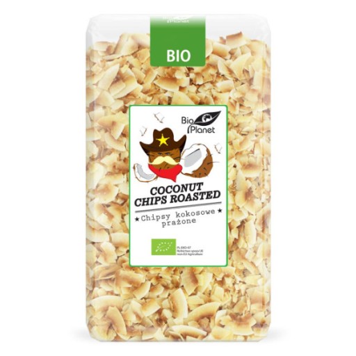 BIO pražené kokosové chipsy 400g