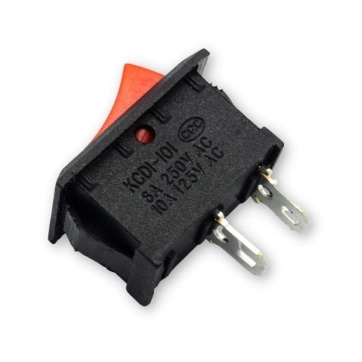 KCD1 101 kolískový vypínač 6A 250V ON OFF