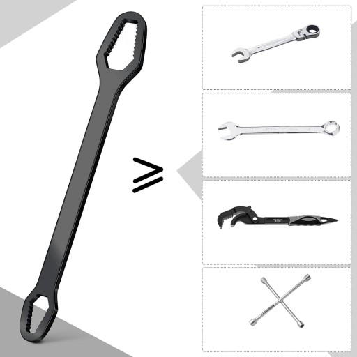TORX UNIVERZÁLNY OTVORENÝ KĽÚČ, PALCE 8-22