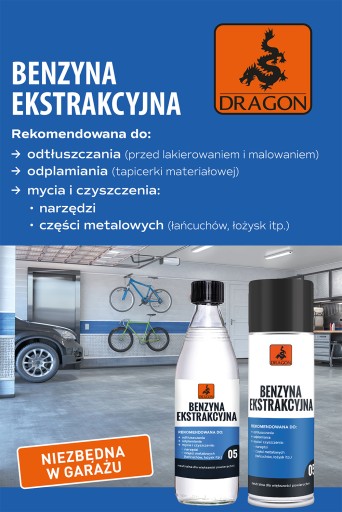 DRAGON extrakčný benzín 0,5L