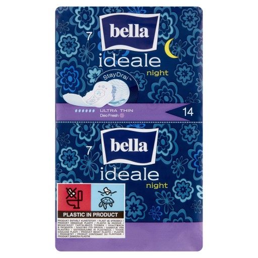 Bella Ideale Ultra Night hygienické vložky 14 kusov