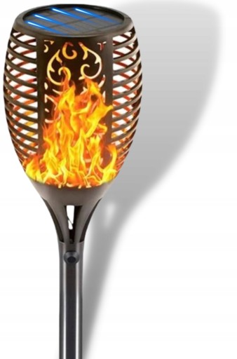 VEĽKÁ solárna záhradná lampa 58CM TORCH