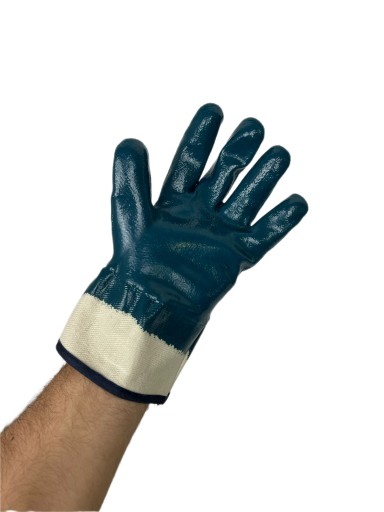 Nitrilové pracovné rukavice S MANŽETOU STRONG 8 M/L