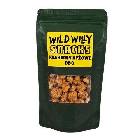 Divoké ryžové krekry Willy s príchuťou BBQ