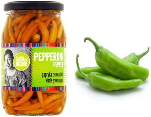 MEXIKO ZELENÁ PAPRIKA CELÉ 325g Casa de Mexico